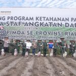 TNI AD, PHR dan Poktan Suku Sakai Bersinergi Dukung Ketahanan Pangan Nasional