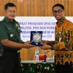 Sosialisasi Manfaat Program BPJS Ketenagakerjaan Kepada Anggota Militer PNS Dan Persit Korem 181/PVT