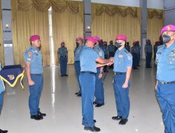 Tiga Pejabat Utama Korps Marinir Diserahterimakan