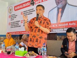 SOSIALISASIKAN 4 PILAR, JUNAIDI AULY AJAK GENERASI MUDA PERKUAT KESADARAN BERBANGSA DAN BERNEGARA