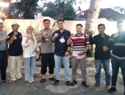 Kapolres Lombok Berikan Motifasi Serta Dukungan Kepada Awak Media Nasional Saat di Kunjungi