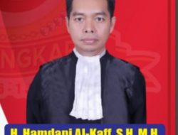 Advokat Syarif H.Hamdani Alkaf SH,MH Memiliki Dedikasi Dan Integritas Yang Tinggi