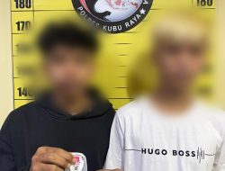 Gagal Transaksi, Duo Sekawan Pengedar Pil Ekstasi di Ringkus Sat Narkoba Polres Kubu Raya