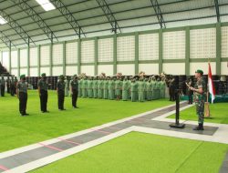 Pangdam XII/Tpr Terima Laporan Korps Kenaikan Pangkat Perwira Periode I Oktober 2022