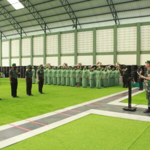 Pangdam XII/Tpr Terima Laporan Korps Kenaikan Pangkat Perwira Periode I Oktober 2022