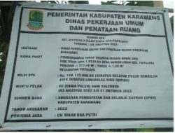 Proyek Pembangunan Turap Drainase, Diduga Jadi Ajang Keuntungan Awak media yang Datang di Abaikan