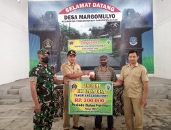 Pastikan Berjalan Lancar Dan Aman, Babinsa Koramil Panggungrejo Dampingi Penyaluran BLT DD