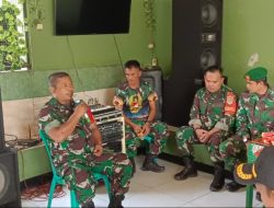 Terharu Kapten Inf Sayute Pradodo Pimpin Langsung Syukuran Kenaikan Pangkat Babinsa Koramil 12 Serang Baru