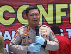 Polres Cilegon Laksanakan Press Conference Keberhasilan Ungkap Kasus Pencurian Dengan Kekerasan