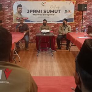 Diskusi Moderasi Beragama JPRMI Sumut, mengajak Untuk Bertoleransi Sesama Agama