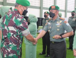 Pangdam XII/Tpr Terima Laporan Korps Kenaikan Pangkat Perwira Periode I Oktober 2022