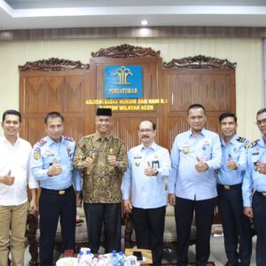 INI DUA AGENDA SEKDA SIMEULUE KUNJUNGI KANWIL KEMENKUMHAM ACEH