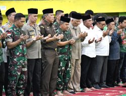 Pangdam I/BB Bersama Forkopimda Sumut Shalat Ghaib dan Doa Bersama Bagi Korban Tragedi Kanjuruhan