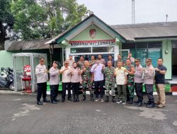 Muspika Bersama Kapolsek Tambun Mendadak Sambangi Koramil 01 Tambun Beri Ucapan Selamat HUT TNI Ke 77