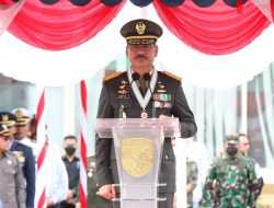 Mayjen TNI Sulaiman Agusto, S.I.P., M.M.Pimpin Upacara Parade, Berangkatkan Bansos Dan Acara Syukuran HUT TNI Ke-77