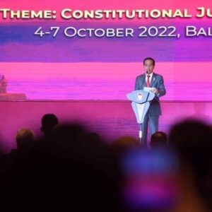 Buka Kongres ke-5 WCCJ, Presiden Harapkan Langkah Bersama Tangani Krisis Dan Tegakkan Keadilan Konstitusional