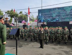 Upacara HUT TNI Ke-77 di Kodim 0721/Blora, Panglima TNI Imbau Prajurit Jaga Kepercayaan Masyarakat