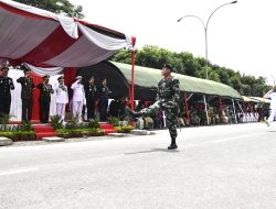 Dentuman Meriam Warnai HUT Ke-77 TNI di Medan, Pangdam I/BB Bersama Forkopimda Jadi Penembaknya