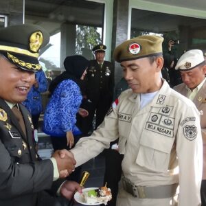 UPACARA PUNCAK PERINGATAN HUT KE – 77 TNI TAHUN 2022 TINGKAT KODIM 0607/KOTA SUKABUMI