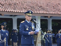 Danlanud Iswahjudi Pimpin Upacara Peringatan HUT Ke 77 TNI