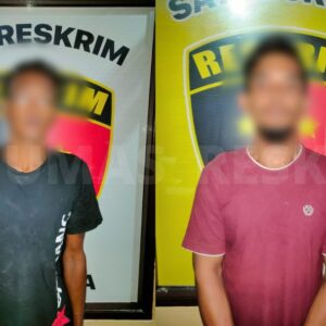 Polres Kubu Raya Berhasil Bekuk Dua Tersangka Pencuri Pagar Komplek Makam Surya Makmur Desa Parit Baru