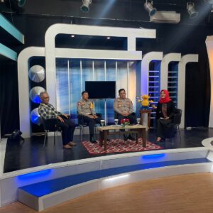 Dialog Interaktif Polda Kalbar Bersama TVRI, Membahas Tentang “Tilang Elektronik, Wujud Tertib Lalulintas