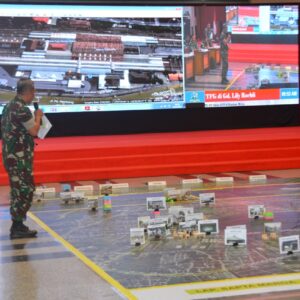 Tactical Floor Game Wisuda Purna Wira PATI TNI AD Tahun 2022 di Akademi Militer
