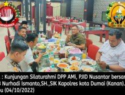 Kunjungan Silaturahmi AMI, Ini Yang Disampaikan AKBP Nurhadi Ismanto,SH.,SIK Kapolres Dumai