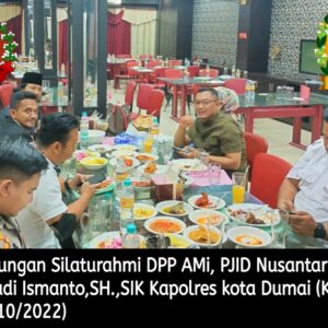 Kunjungan Silaturahmi AMI, Ini Yang Disampaikan AKBP Nurhadi Ismanto,SH.,SIK Kapolres Dumai