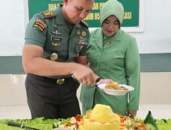 Dandim 0509 Letkol inf Muhammad Horison Ramadhan Pimpin Upacara Kenaikan pangkat para Bintara dan Tamtama di jajaran Kodim 0509 Kabupaten Bekasi