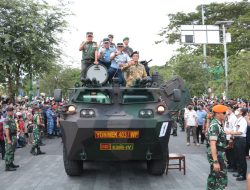 KIRAB DRUMBAND TARUNA AAU BERSAMA ALUTSISTA TNI DI HARI HUT TNI ke-77