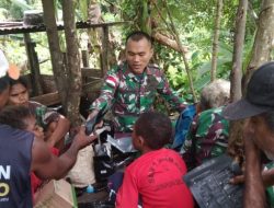 Seperti Keluarga Sendiri, Satgas Pamtas Yonif 711/Rks Ternyata Lakukan Ini