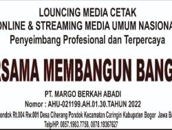 PT. Margo Berkah Abadi Lounching Perdana Media Aspirasi Rakyat Gate One News Bersama Bangsa Manembah