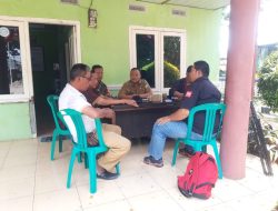 Ajangsana Babinsa Koramil 01 Tambun Ngopi Bersama Kepala Desa dan Awak Media