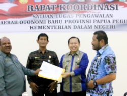 Gelar Rakor, Pokja III Satgas Pengawalan DOB Bahas Kebutuhan Kuota ASN di Provinsi Papua Pegunungan