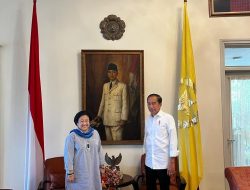 PDI Perjuangan: Megawati Soekarnoputri Bertemu Presiden Jokowi di Batu Tulis Selama 2 Jam