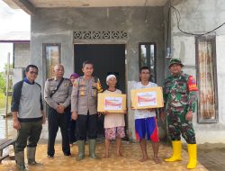 Kapolres Kayong Utara,Wujudkan Presisi Polri AKBP Arief Hidayat, S.H., S.I.K.,Langsung Turun Kelokasi Banjir