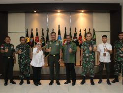 Pangdam XII/Tpr Terima Kunjungan Deputi Pengelolaan Batas Wilayah Negara
