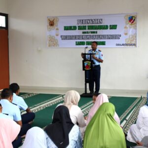 Komandan Lanud Hang Nadim Beserta Jajaran Ikuti Peringatan Maulid Nabi Muhammad SAW