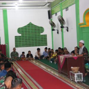 Satgas TMMD ke 115 Kodim 0311/Pessel, Hadiri Peringatan Maulid Nabi Muhammad SAW Ke 1444 H
