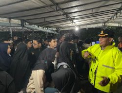 Polsek Cisarua Polres Bogor Bersama Tim Gabungan Lakukan Pencarian Pelajar Yang Terseret Arus