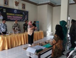 Babinsa Koramil 13 Kedungwaringin Hadiri Rapat Minggon Bertema Percepatan Penanganan Stunting