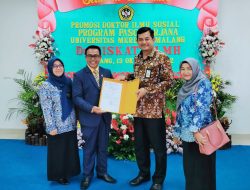 Prilaku Pemilih Pemula Milenia, Miskat, SH., MH, Wakil Ketua DPRD Kab. Malang Raih Gelar Doctor