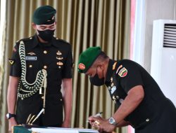 Danrem 033/WP Pimpin Sertijab Kasipers Kasrem