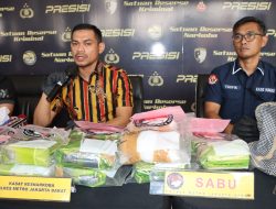 Polres Metro Jakarta Barat Kembali Bongkar 10 Kilogram Sabu Siap Edar