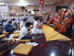 Yayasan Sasana Santi Adakan Acara Khatina Puja Di wihara Sasana Santi