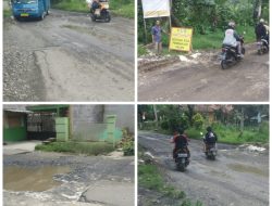 Warga Geram Satu Bulan Sudah Jalan Utama Nanggung Belum Kunjung Di Perbaiki