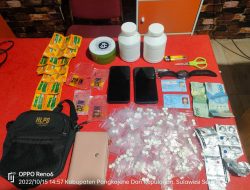 Unit Reskrim Polsek Bungoro Berhasil Amankan Ratusan Butir Obat Terlarang