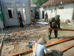 TMMD ke 115 Kodim 0509 Kabupaten Bekasi Kebut Rumah Warga Di Kampung Teluk haur