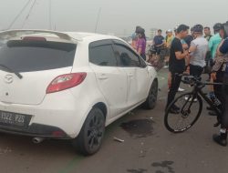Enam Pesepeda Tertabrak Sedan di PIK 2 Jakarta-Banten Alami Luka-Luka